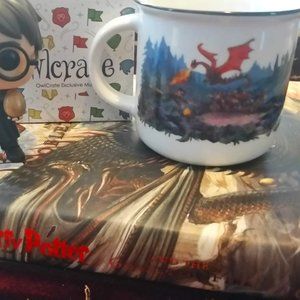 NEW- NEVER USED Harry Potter Cara Kozik Mug- Owlcrate Exclusive Year 4